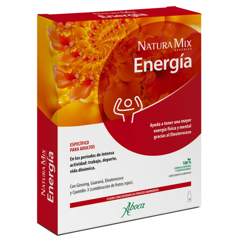 Aboca Natura Mix Advanced Energia 10 Frascos Monodosis