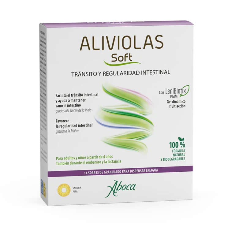 Aboca Aliviolas Soft 14 Sobres 3,8 g Sabor Piña