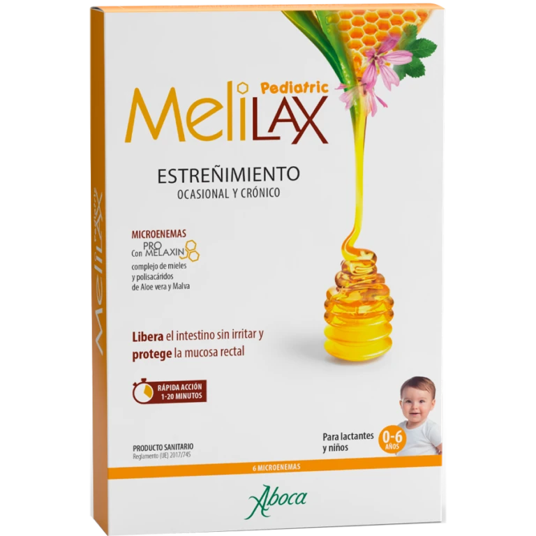 Aboca Melilax Pediatric Microenemas 5 g 6 Unidades