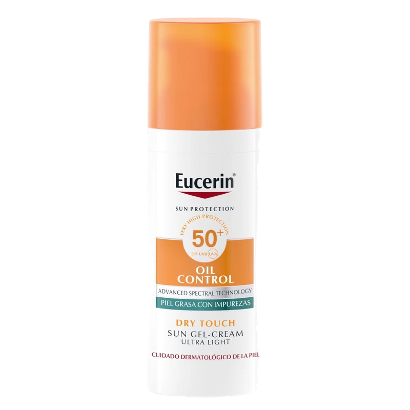 Eucerin SUN PROTECTION 50+ GEL CREME ROSTRO OIL