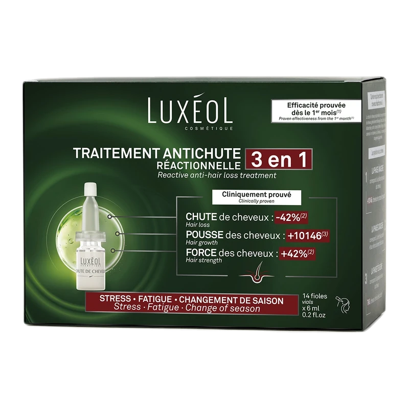 Luxéol TRATAMIENTO ANTICAIDA REACTIVA 14 AMP