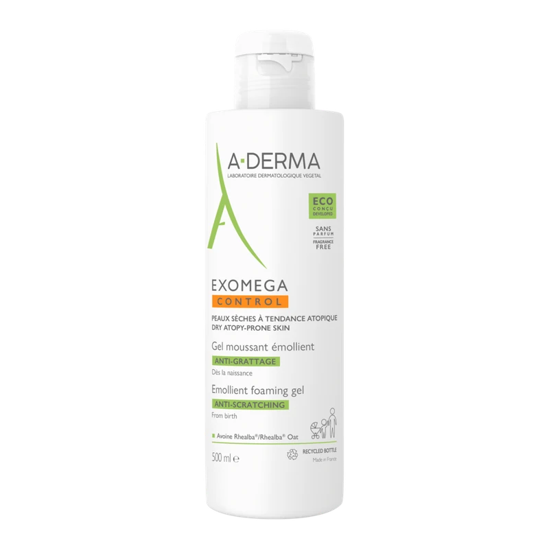 A-Derma EXOMEGA GEL LIMPIADOR EMOLIENTE 500 ML