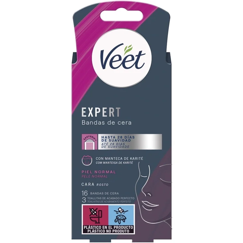 Veet Veet Banda De Cera Facial 16 Uds