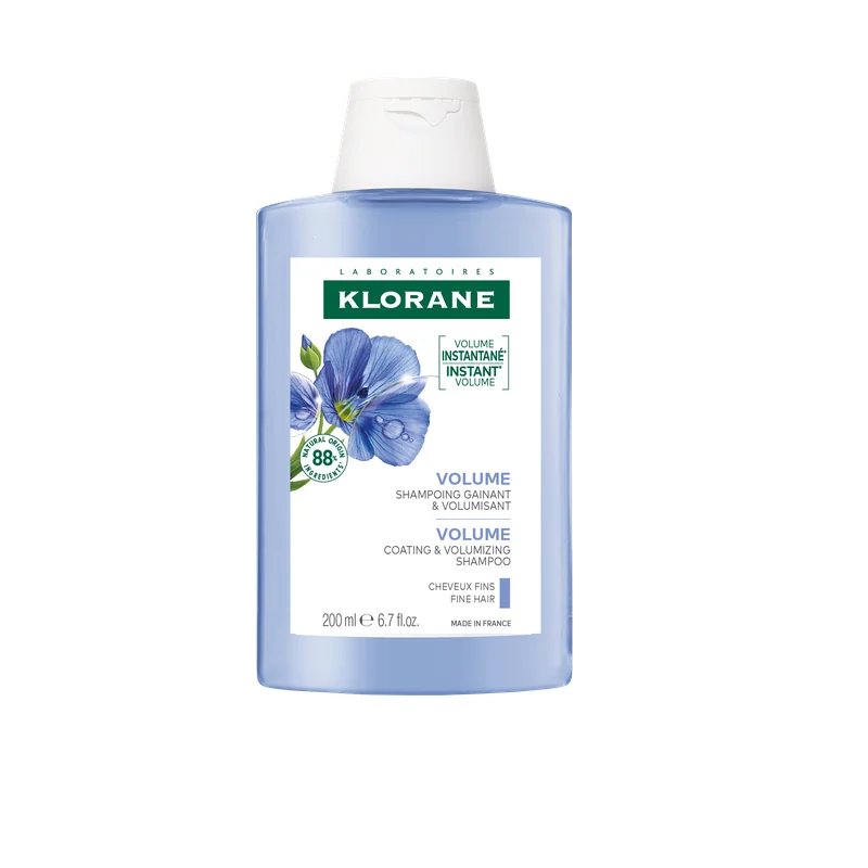 Klorane Klorane champú al lino 200 ml, presentación de Presentación única.