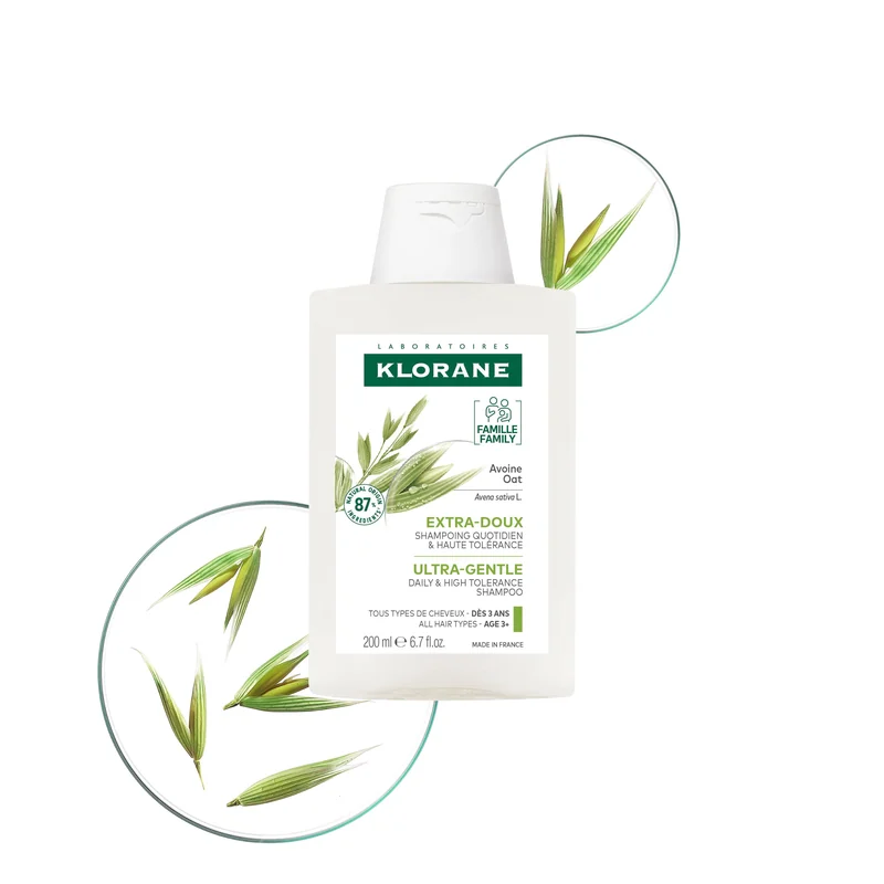 Klorane Klorane champú extrasuave a la leche de avena 200 ml